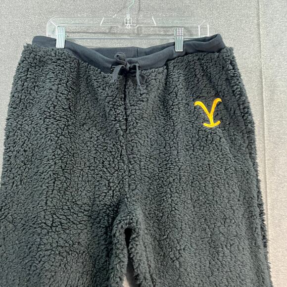 Yellowstone x BumbleBella by Jill Martin Regular Sherpa Hoodie Jogge Black Large - Picture 13 of 16